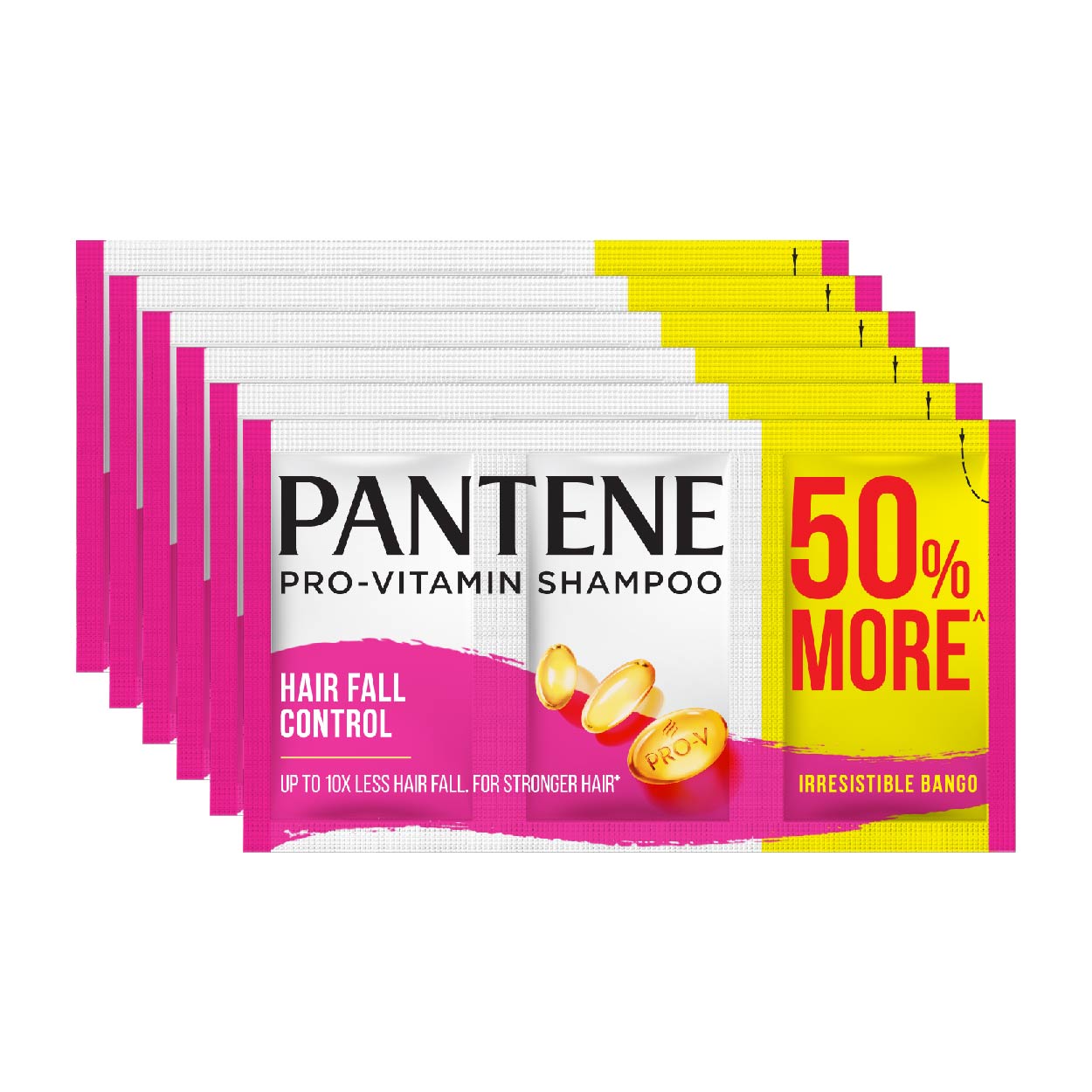 Pantene Shampoo Hair Fall Control 6x15ml