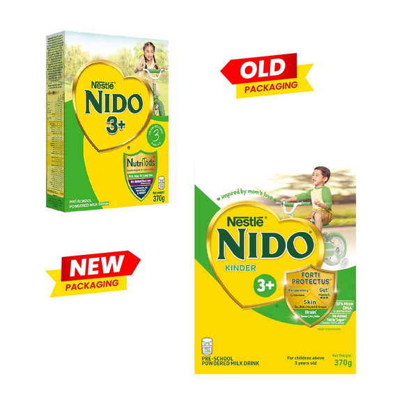 Nido 3+ Pre-School Powdered Milk Drink Above 3 years old 370g