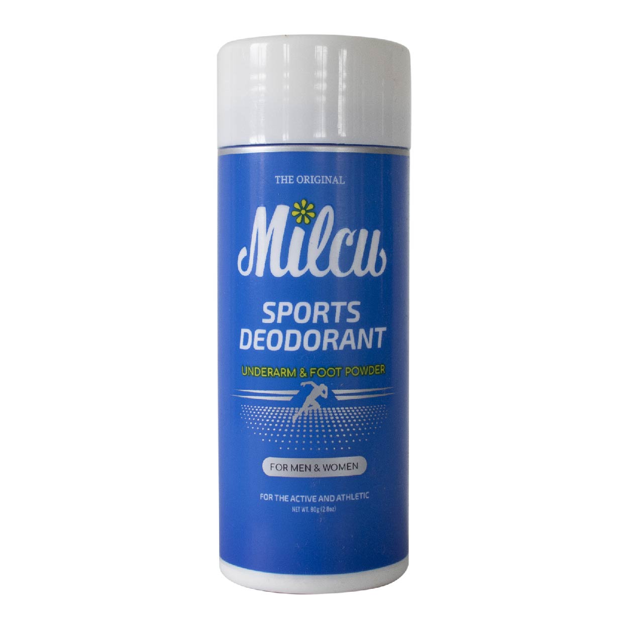 Milcu Sports Deodorant Underarm & Foot Powder 80g