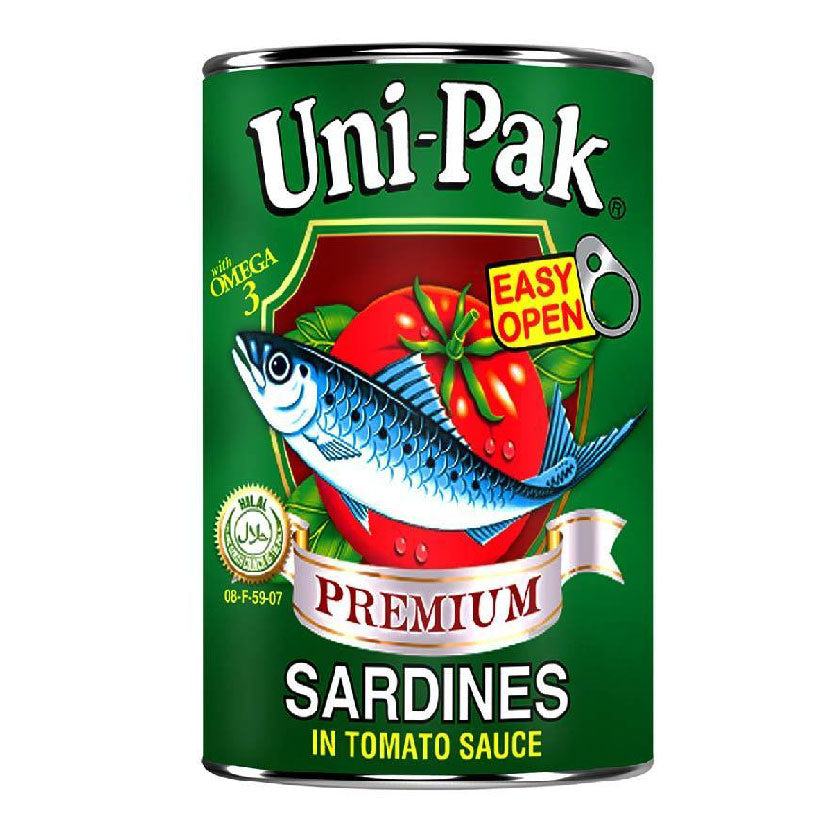 Uni-Pak Premium Sardines in Tomato Sauce Easy Open 155g