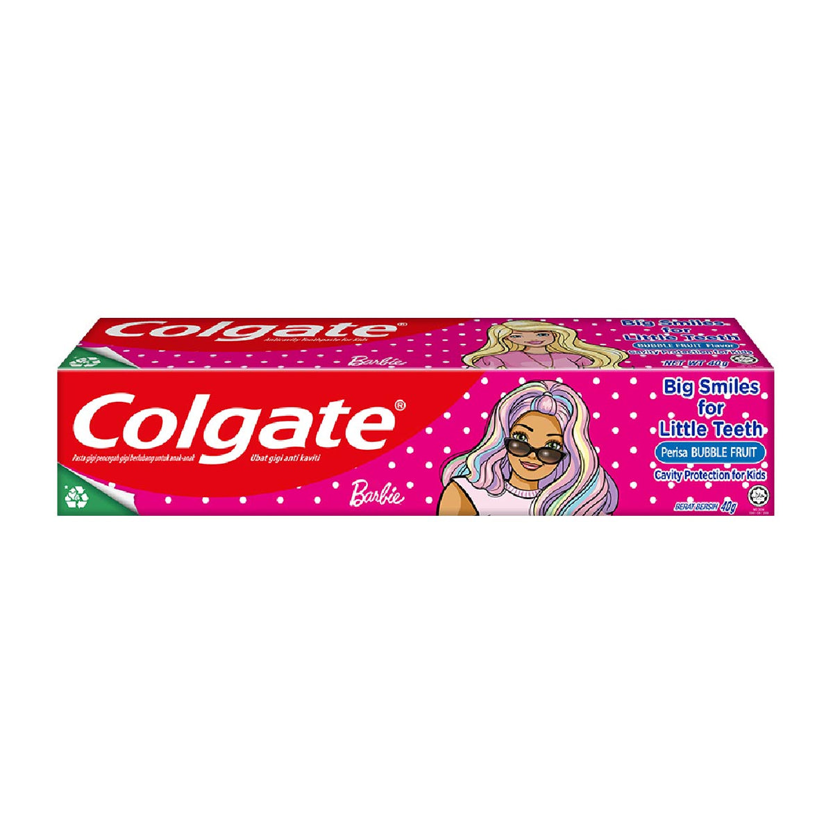 Colgate Kids Toothpaste Rabbi Colgate Toothpaste Kids Barbie Bubble Fruit Flavor 40g – Ever Supermarket