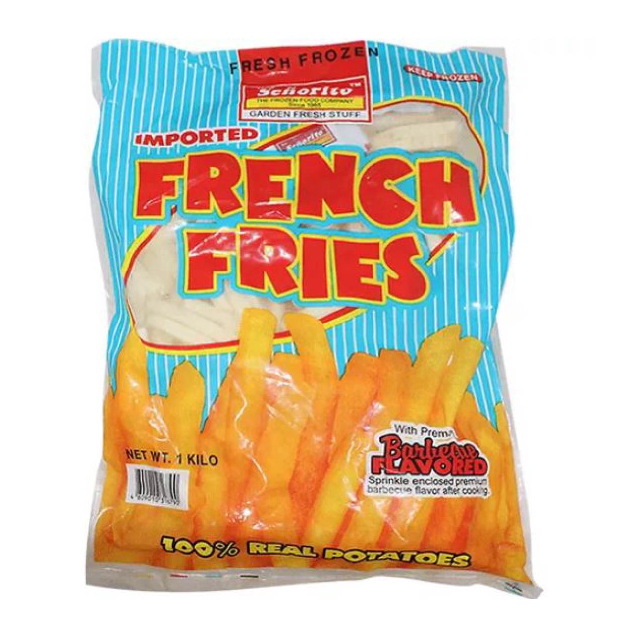 New Senorito French Fries Barbeque Flavored 1kg