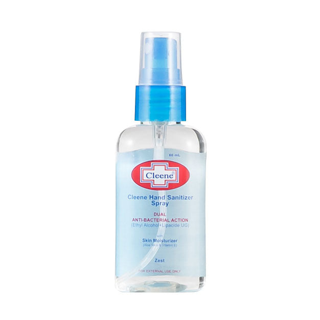 Cleene Hand Sanitizer Cleansing Spray Zest 60ml