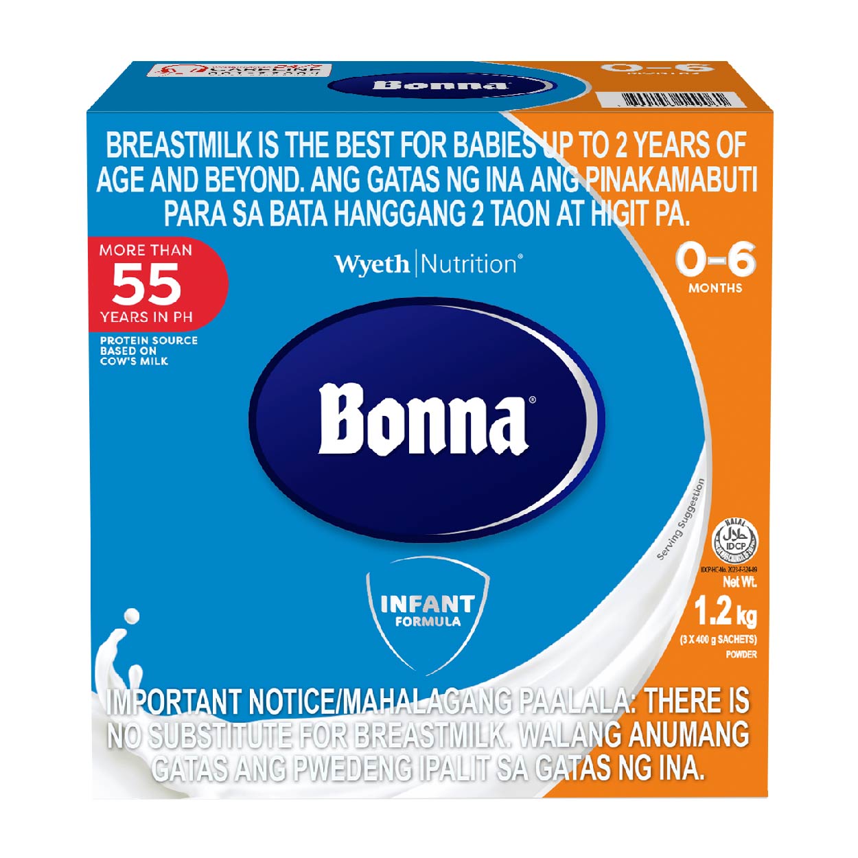 Bonna Infant Formula 0-6 months 1.2kg