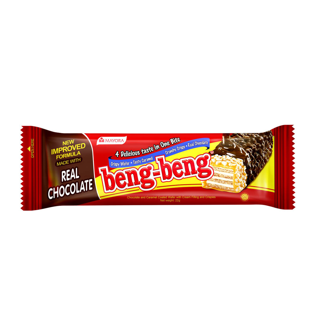 Beng-Beng Wafer Caramel Crispy Chocolate 22g