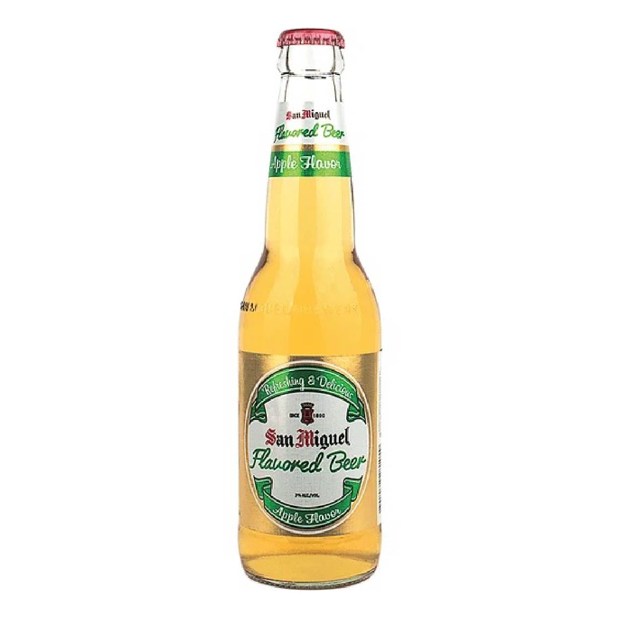 San Miguel Flavored Beer Apple Bottle 330ml