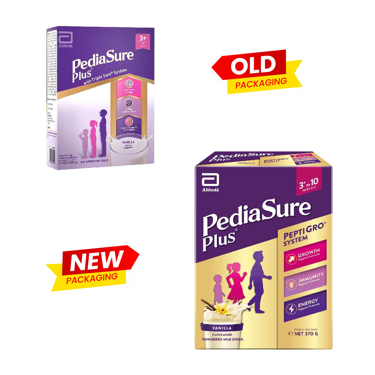 PediaSure Plus 3+ to 10 Y.O. Powdered Milk Drink Vanilla 370g