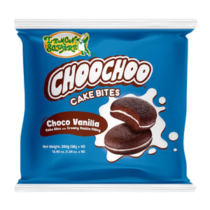 Lemon Square ChooChoo Cake Bites Choco Vanilla 10x38g