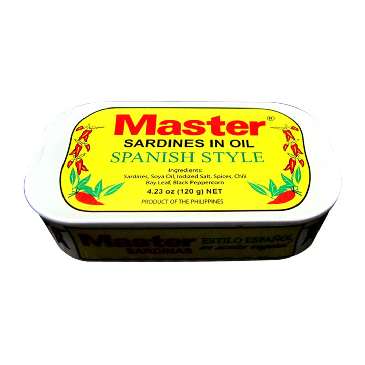 Master Sardines in Oil Spanish Style Club Can 120g