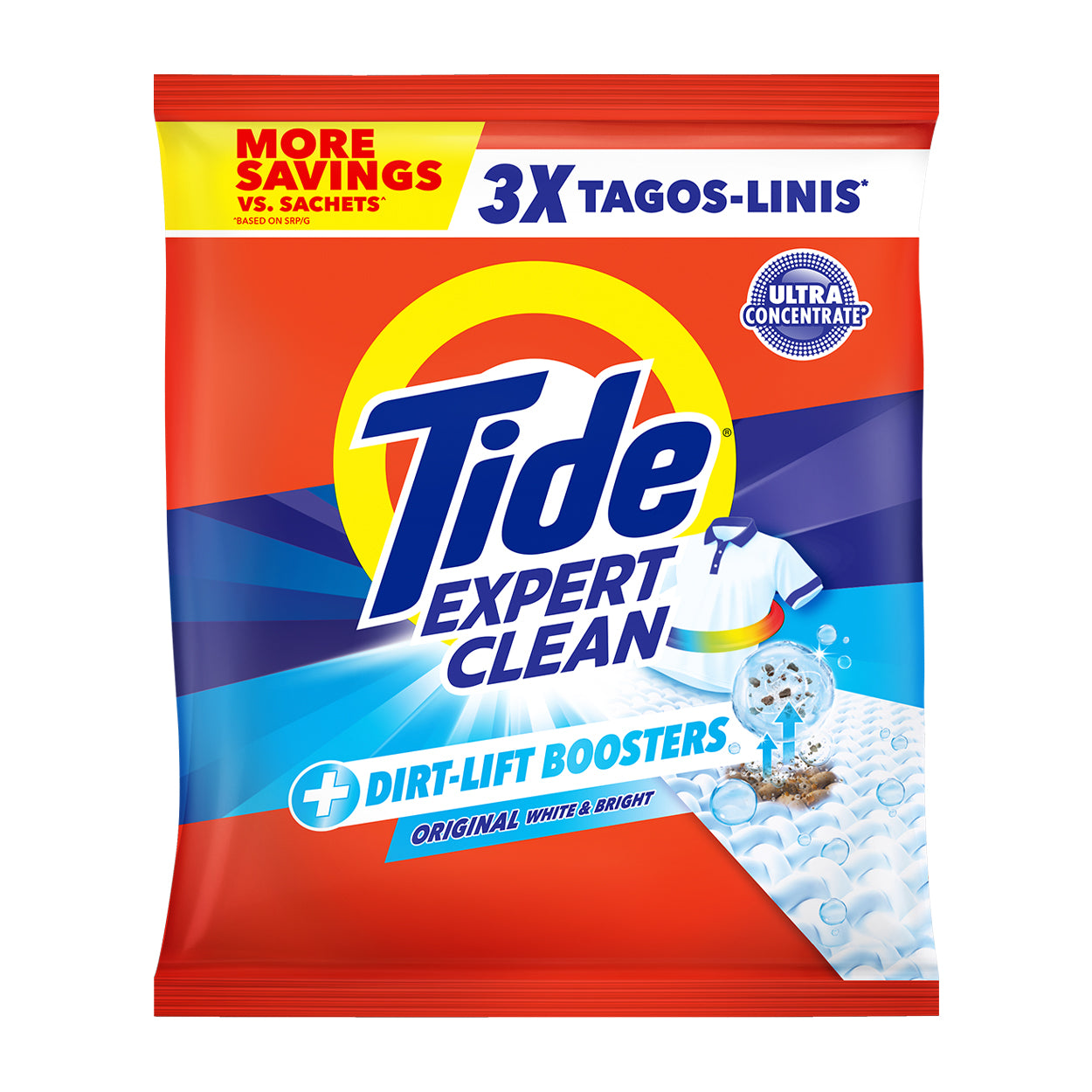 Tide Expert Clean Laundry Powder Original White & Bright 1900g