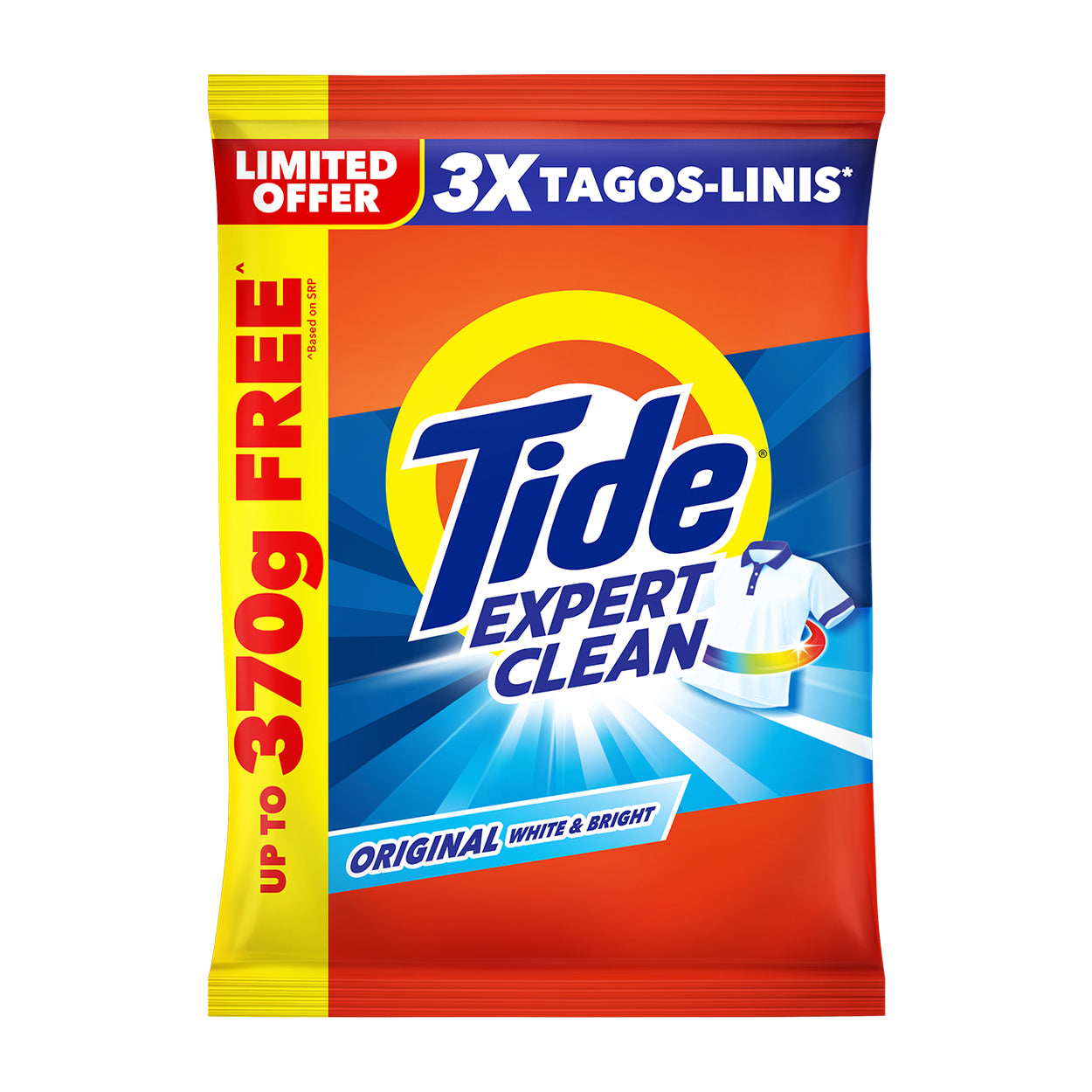 Tide Expert Clean LaundryPowderOriginal White&Bright 1.9kg/2280g