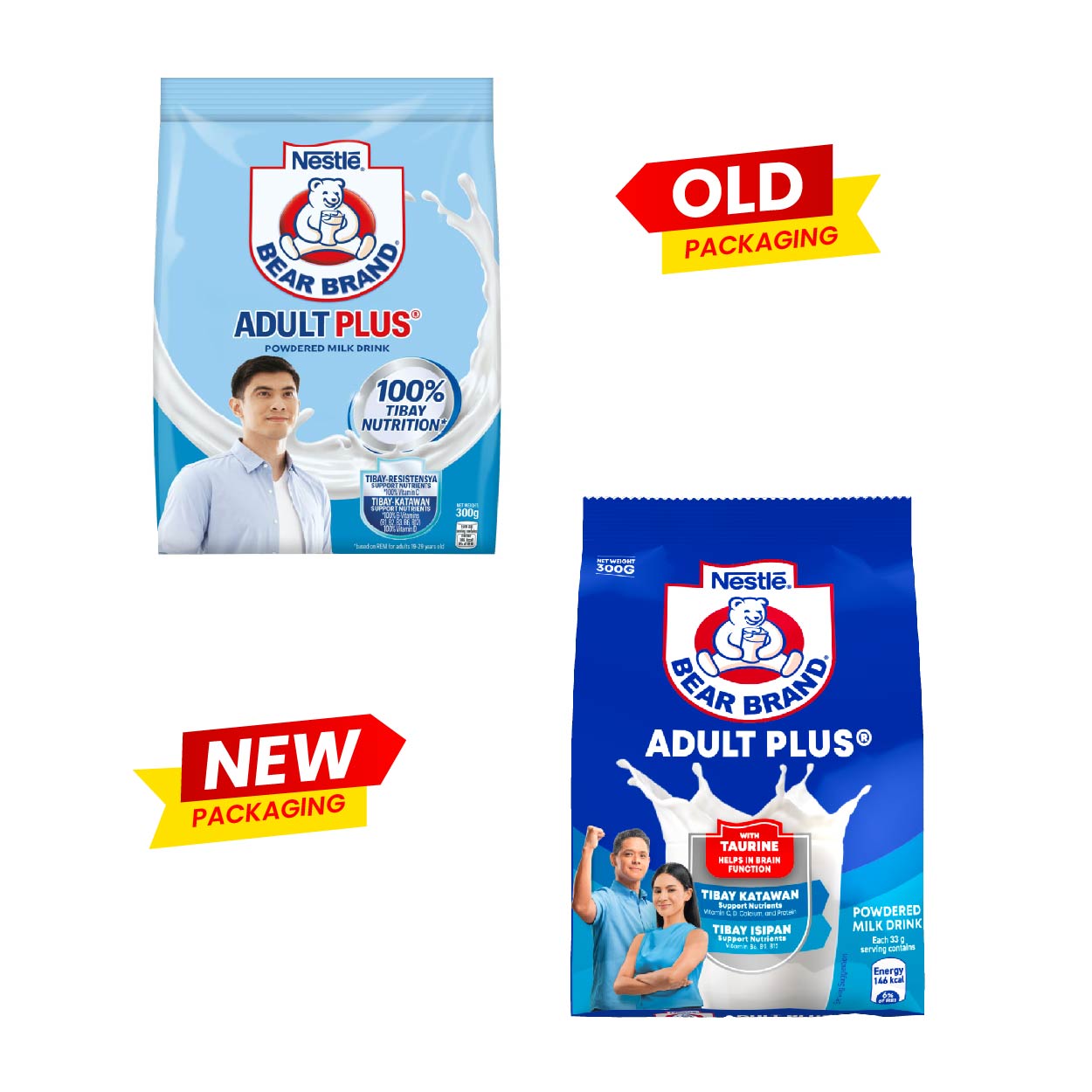 Bear Brand Adult Plus Powdered Milk Drink 300g