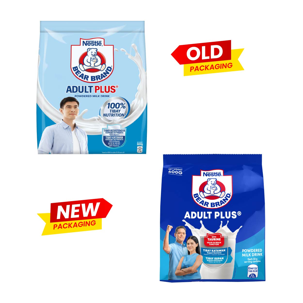 Bear Brand Adult Plus Powdered Milk Drink 600g