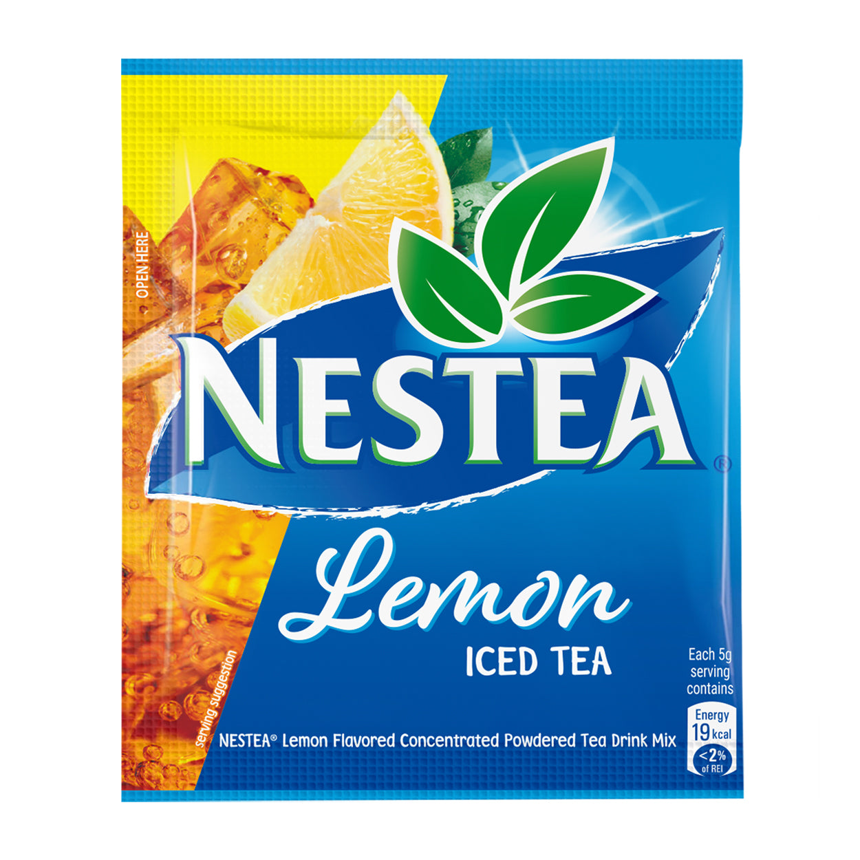 Nestea Lemon Iced Tea Powdered Tea Drink Mix 19g