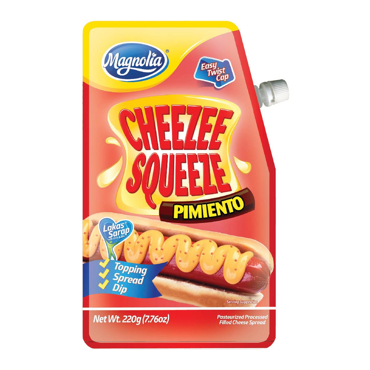Magnolia Cheezee Squeeze Pimiento Spread 220g