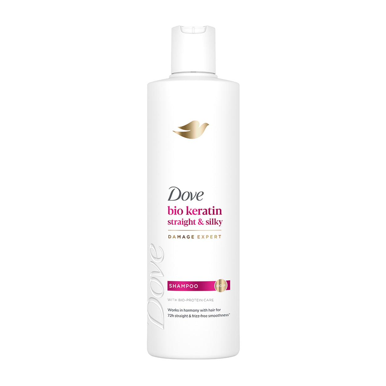 Dove Shampoo Bio Keratin Straight & Silky Pink 300ml