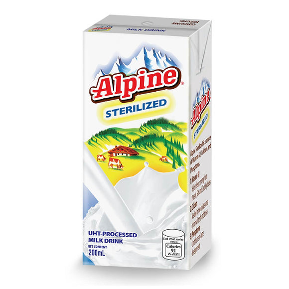 Alpine Sterilized UHT Milk Drink 200ml