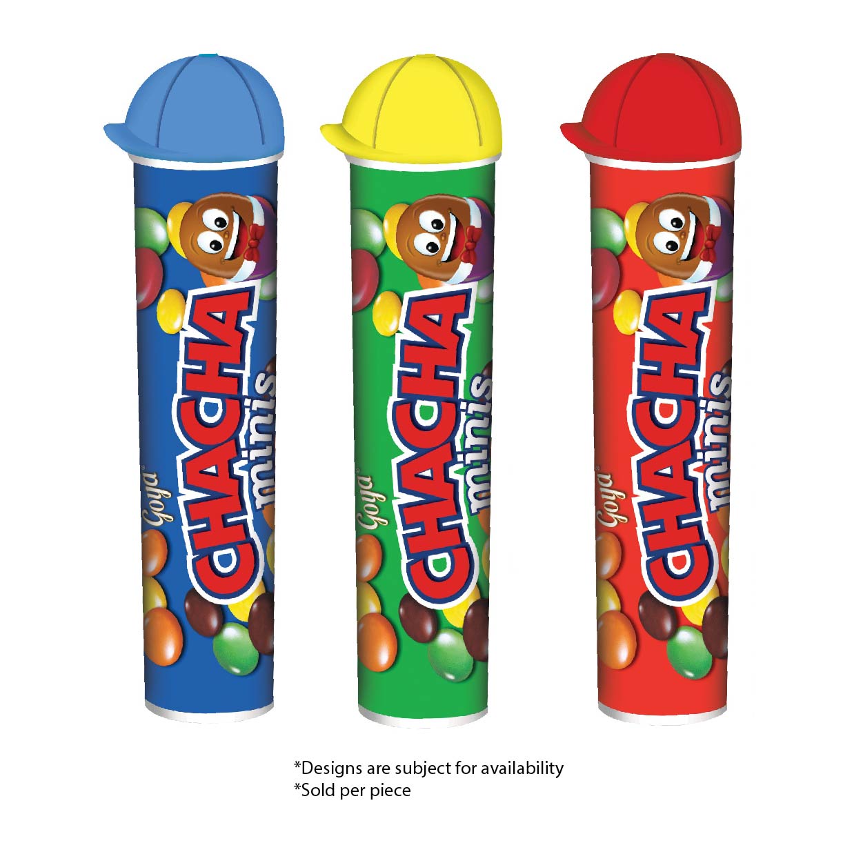 Goya Chacha Minis Milk Chocolate CandiesTubes 30g