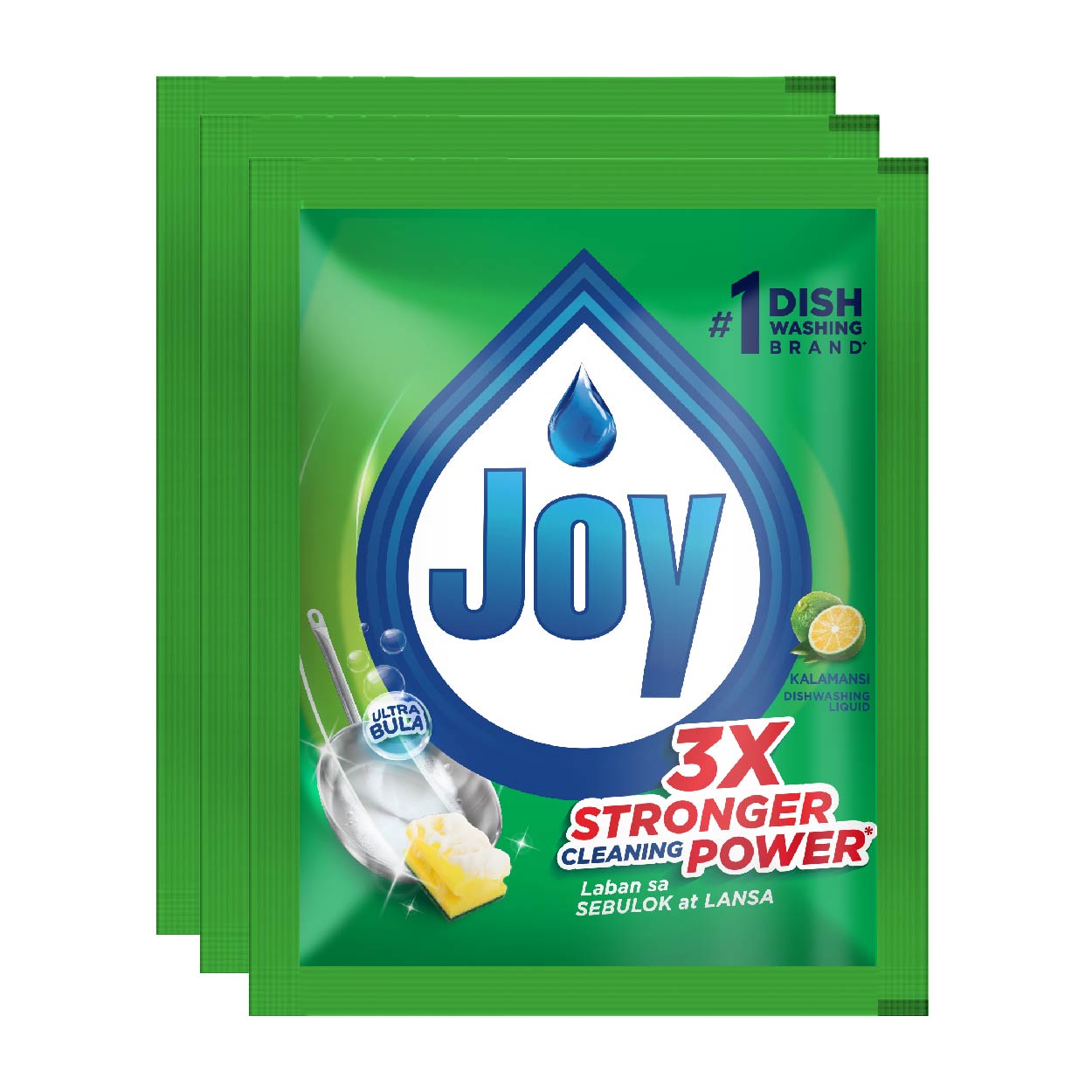 Joy Dishwashing Liquid Kalamansi 3x18.5ml