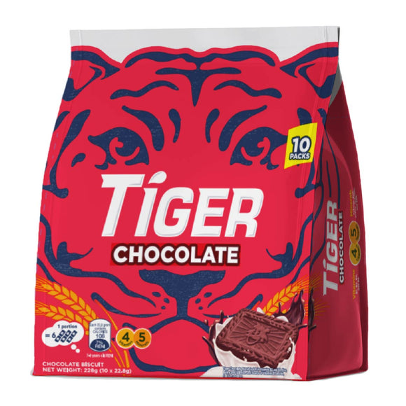 Tiger Energy Chocolate Biscuits 10x22.8g