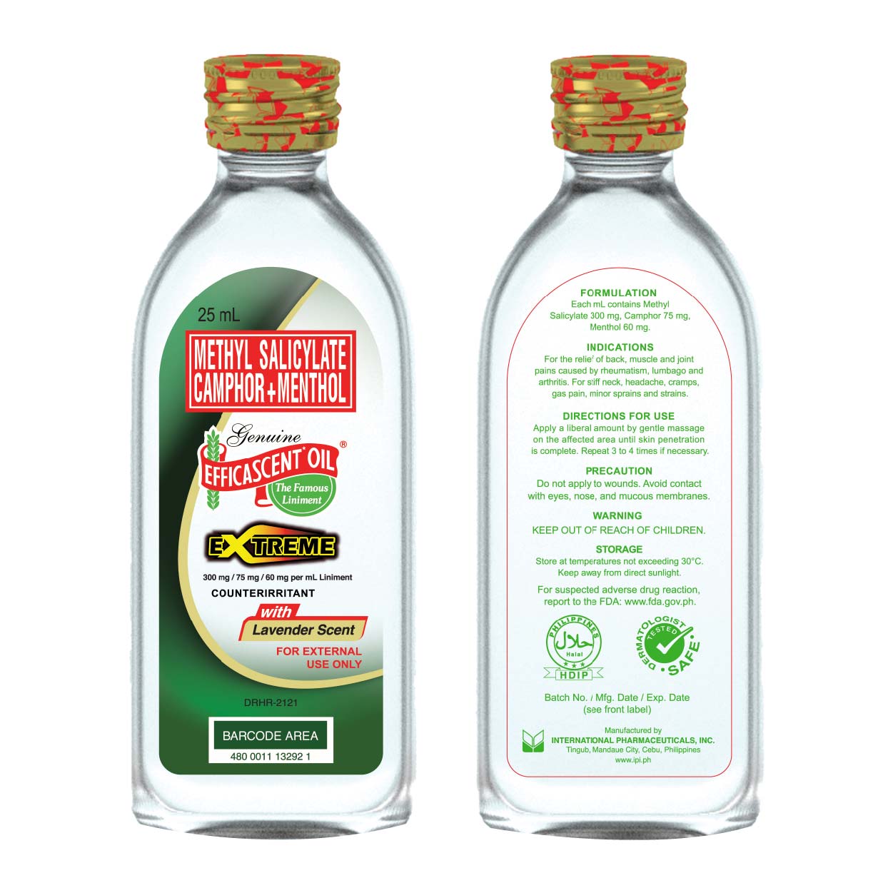 Efficascent Oil Extreme with Lavender Scent 25ml