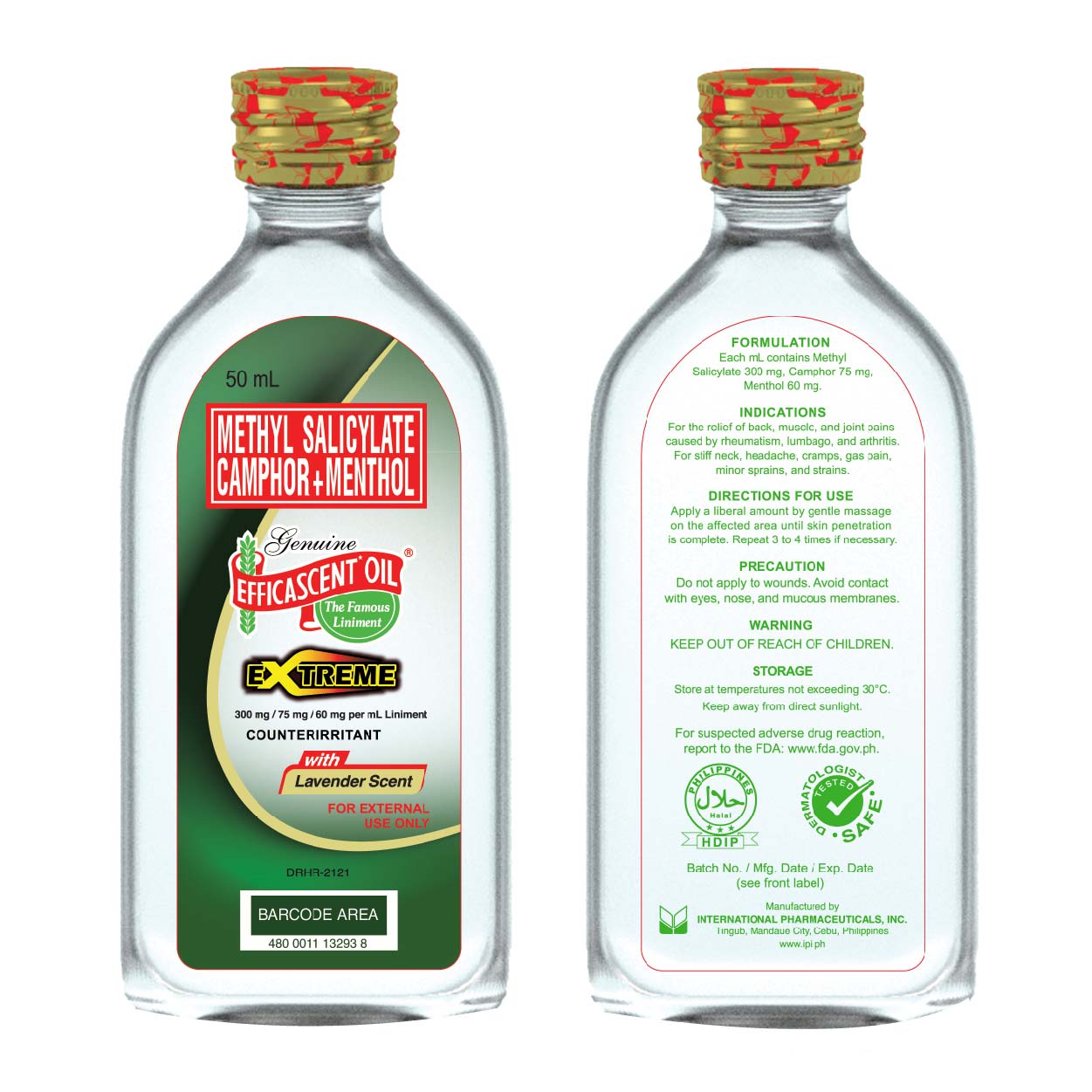 Efficascent Oil Extreme with Lavender Scent 50ml