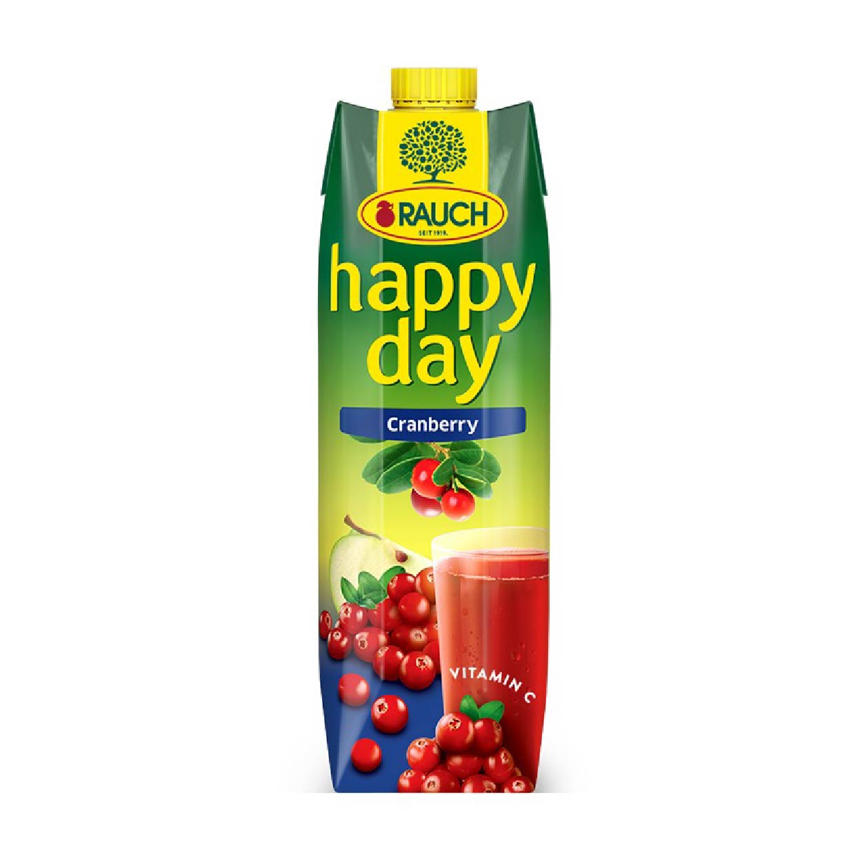 Rauch Happy Day Cranberry Juice Drink 1L