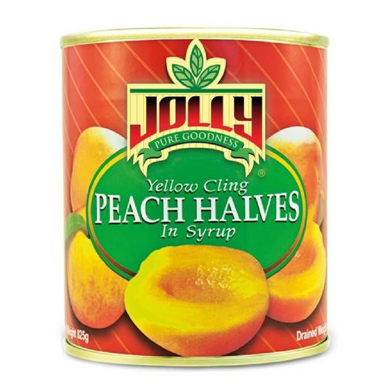 Jolly Yellow Cling Peach Halves in Syrup 825g