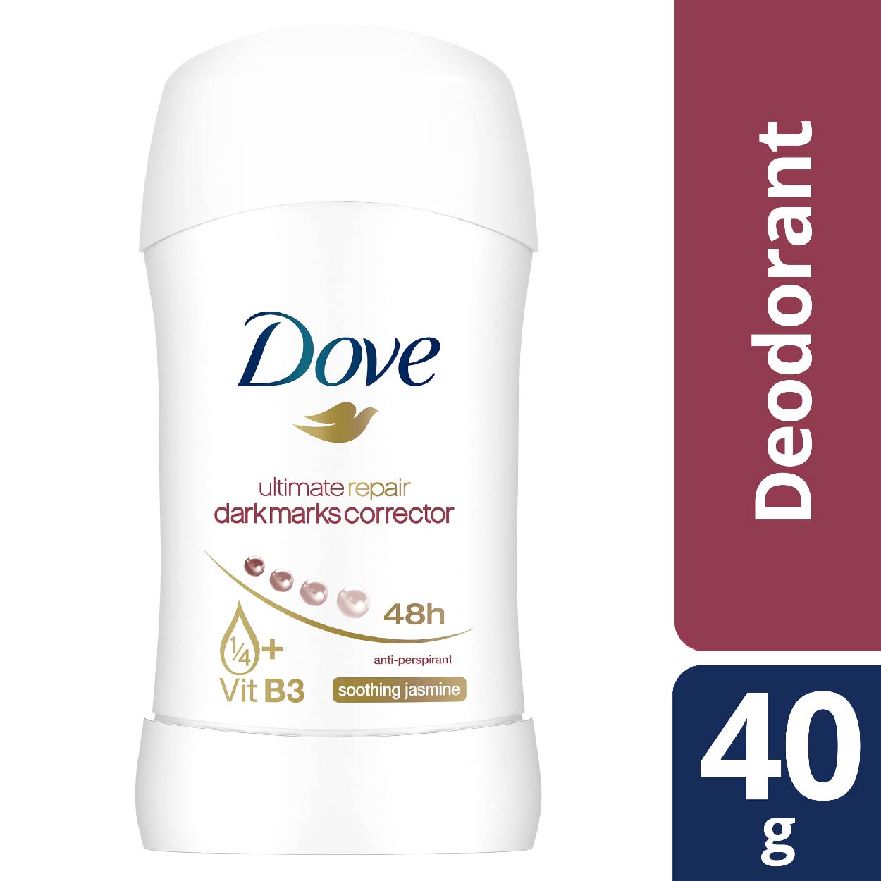 Dove Women Deodorant Stick Ultimate Repair Jasmine 40g
