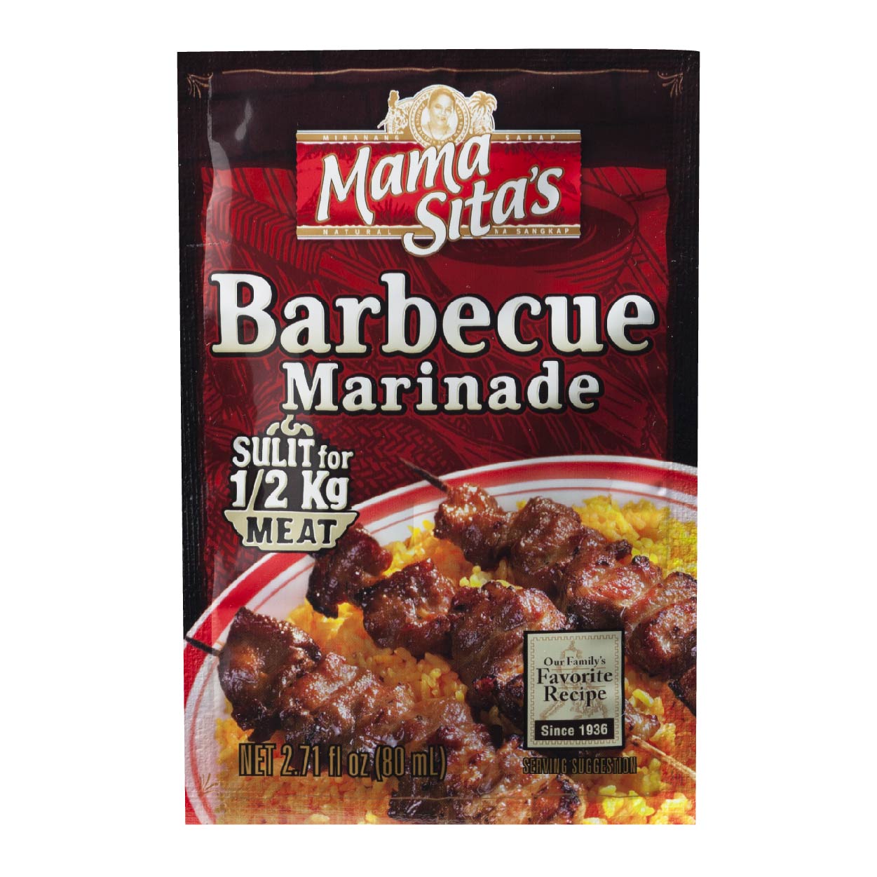 Mama Sita's Barbecue Marinade Sachet 80ml