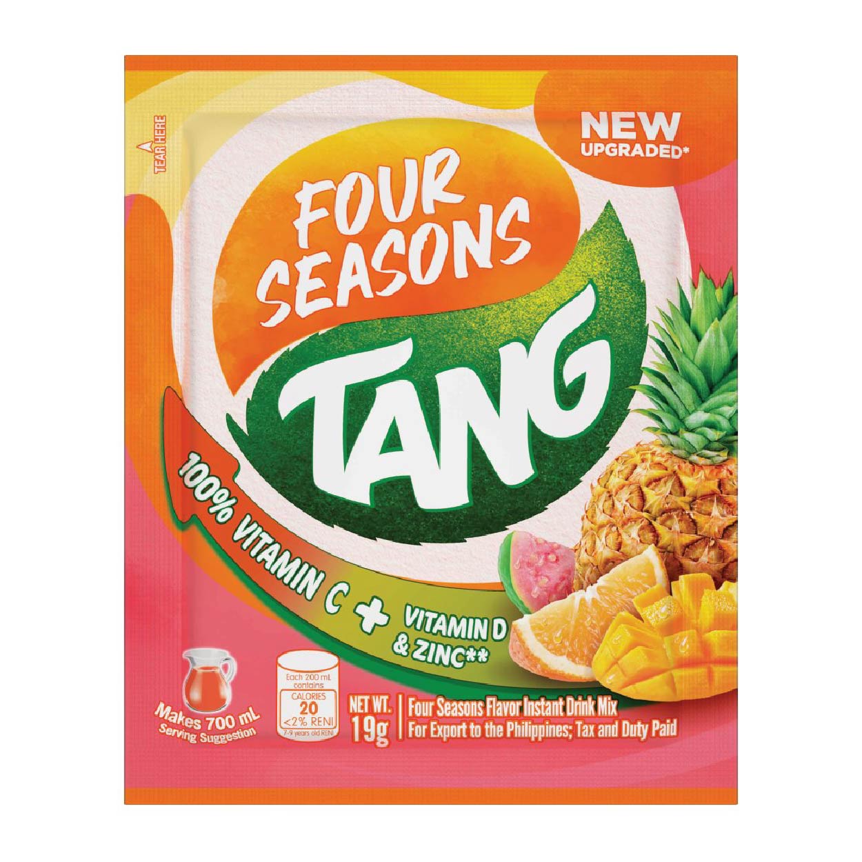 Tang Four Seasons Flavor Instant Drink Mix 19g