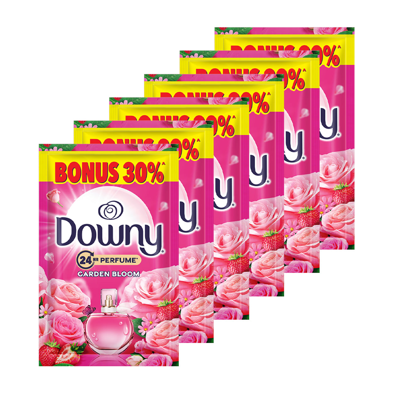 Downy Perfume Fabric Conditioner OdorProtectGarden Bloom 6x26ml