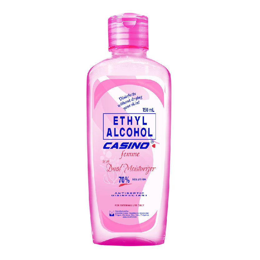 Casino Femme 70% Ethyl Alcohol with Moisturizer 150ml