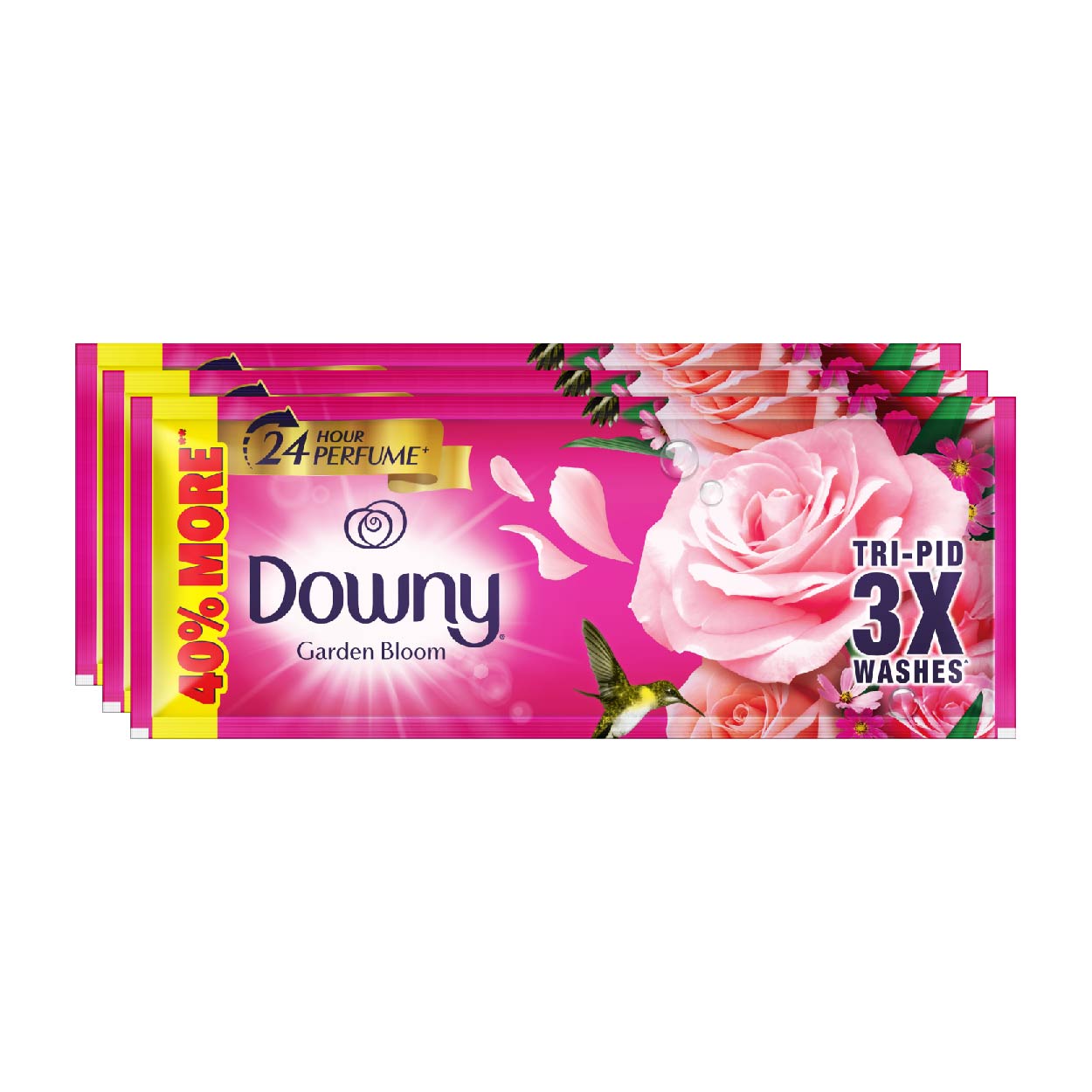 Downy Fabric Conditioner Garden Bloom Tripid Pack 3x75ml