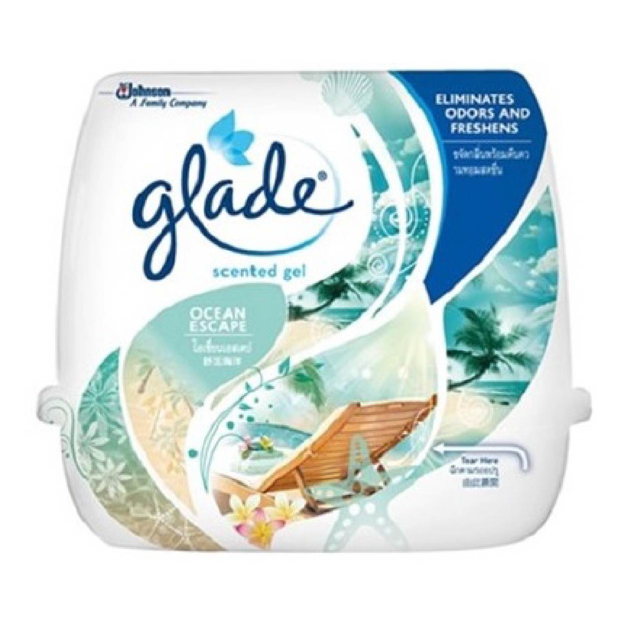 Glade Scented Gel Ocean Escape 180g