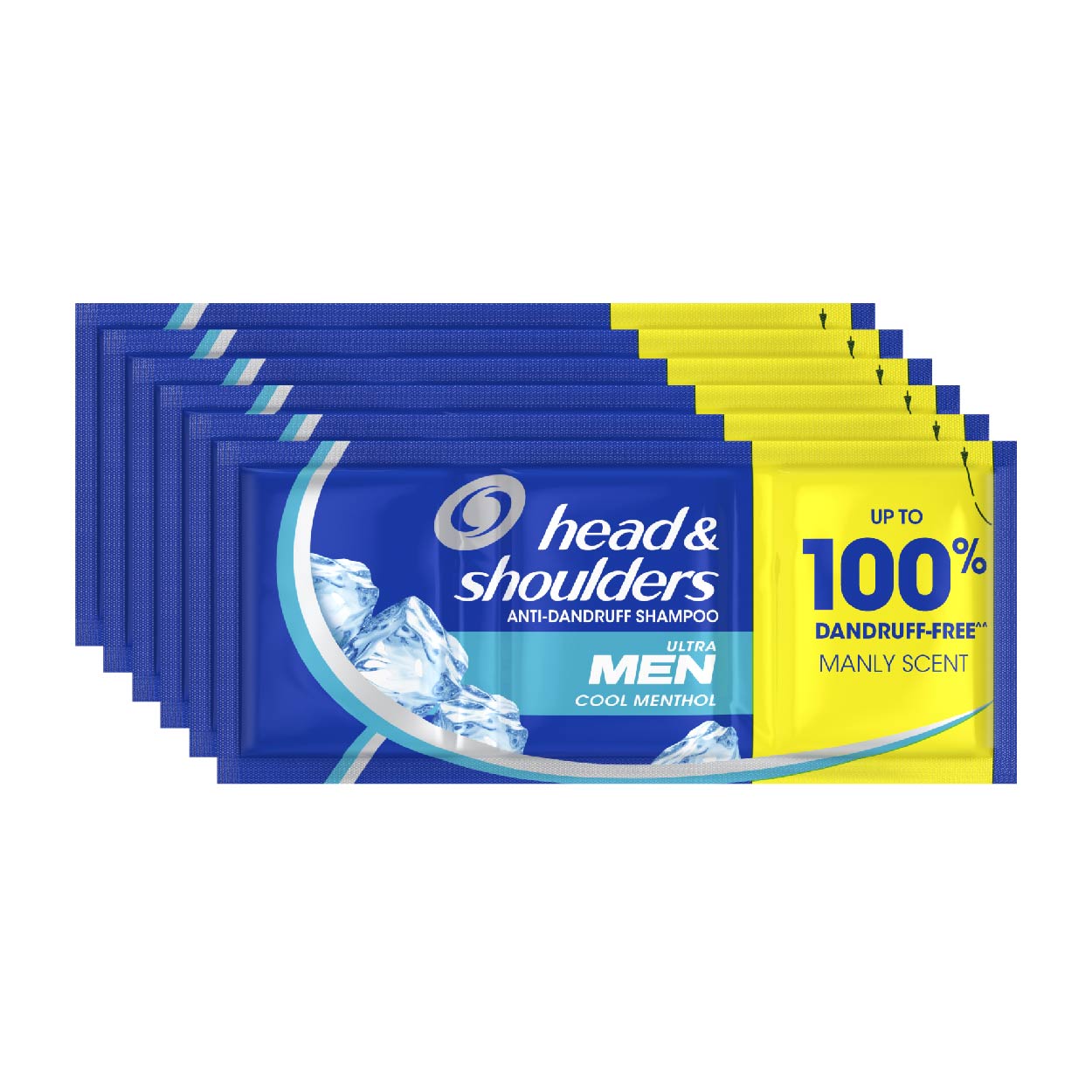 Head & Shoulders Ultra Men AntiDandruff Shampoo CoolMenthol6x12ml