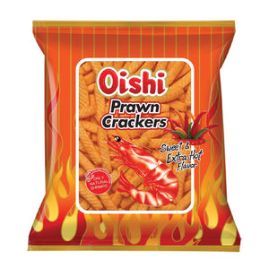 Oishi Prawn Crackers Sweet & Extra Hot 24g