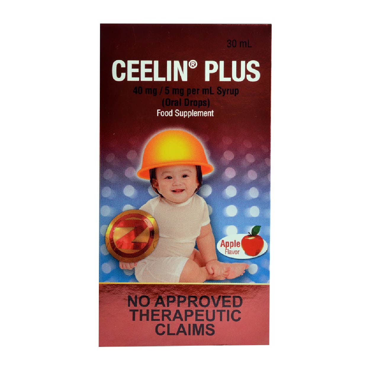 Ceelin Plus Drops Ascorbic Acid with Zinc Apple 30ml