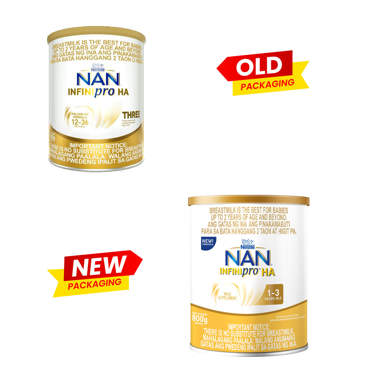 Nan Infinipro HA Milk Supplement 1-3 years old 800g