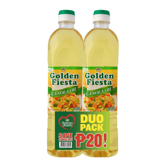 UFC Golden Fiesta Canola Oil Duo Pack 2x1L SAVE