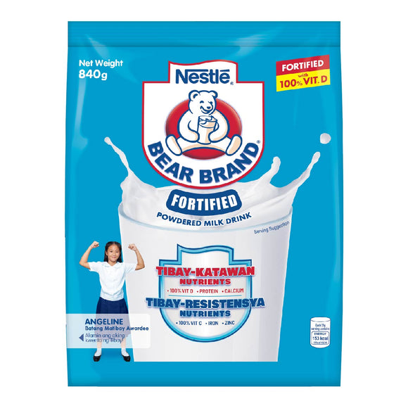 Bear Brand Fortified Powdered Milk Drink 840g