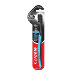 Colgate Toothbrush Slim Soft Charcoal Super Soft 1pc