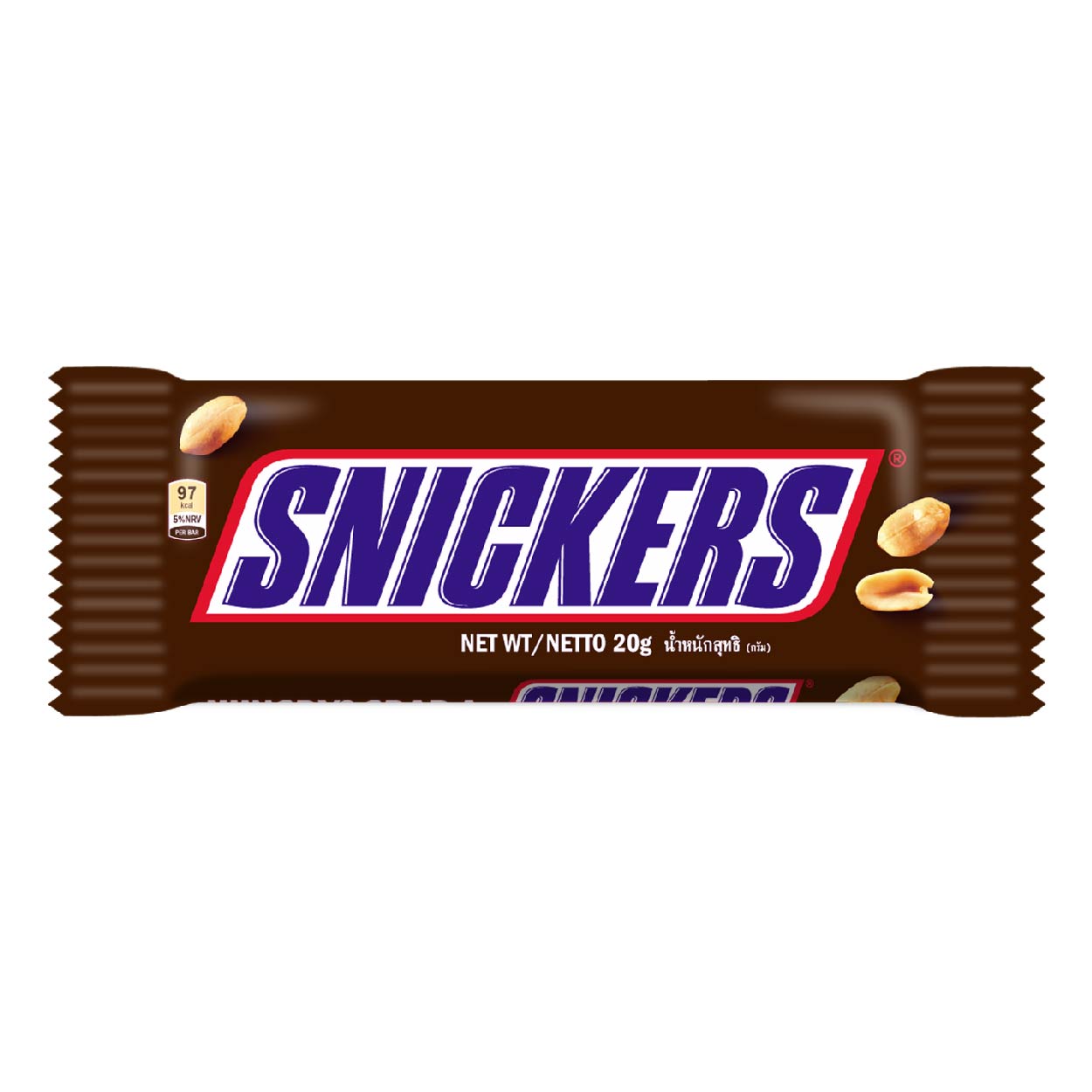 Snickers Classic Milk Chocolate Singles 20g