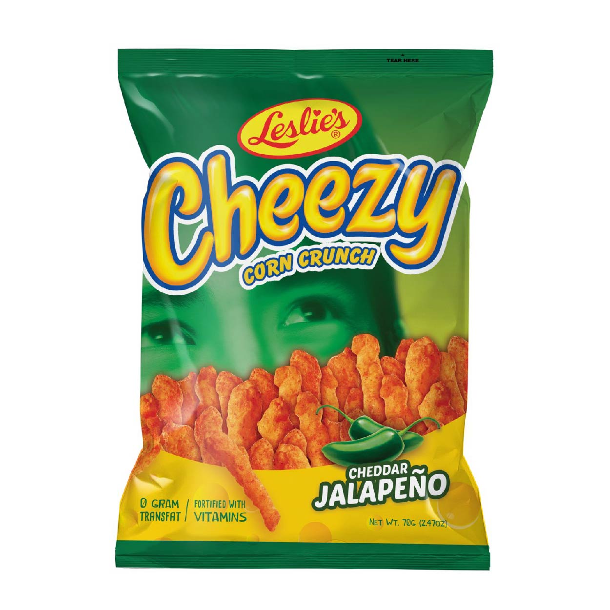 Cheezy Corn Crunch Cheddar Jalapeno 70g