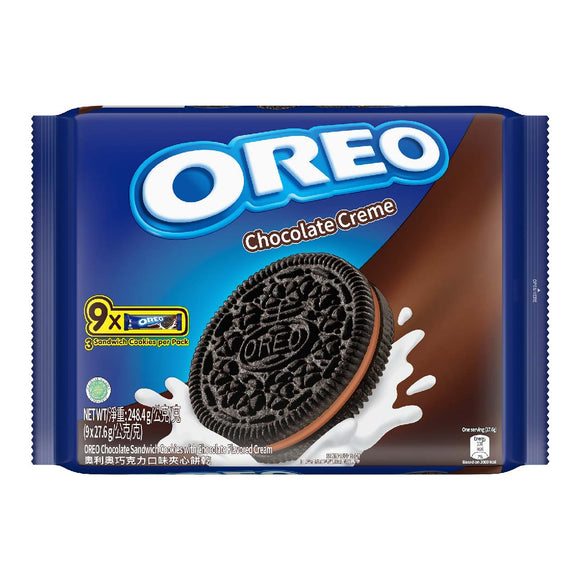 Oreo Chocolate Creme Sandwich Cookies 9x27.6g