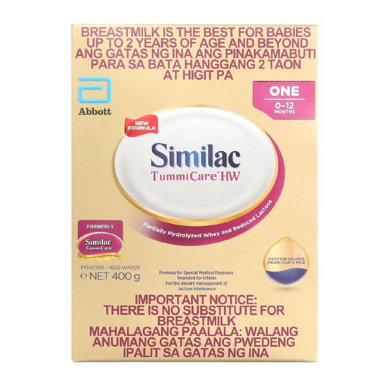 Similac TummiCare HW One Infant Formula 0-12 months 400g