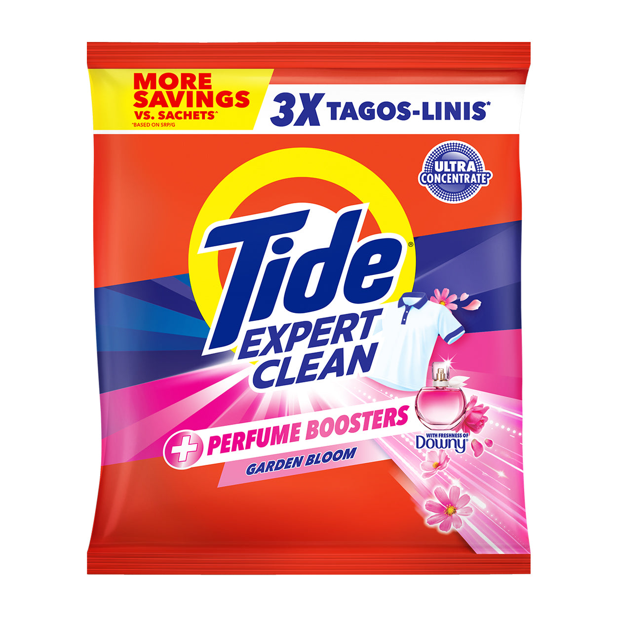 Tide Expert Clean Laundry Powder Garden Bloom 1890g