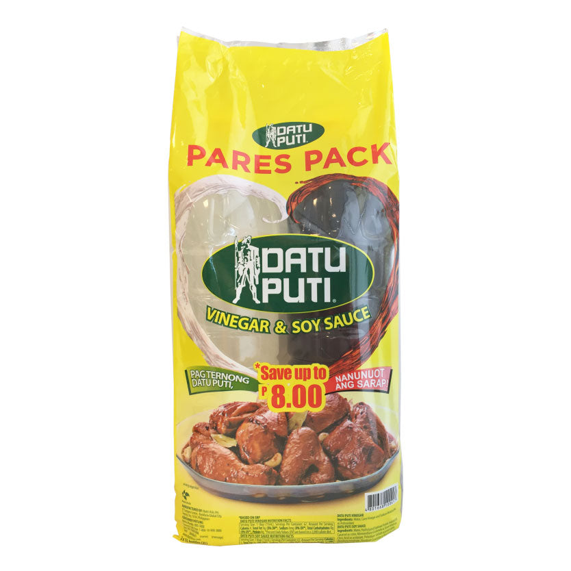 Datu Puti Pares Pack Vinegar 1L & Soy Sauce 1L SAVE