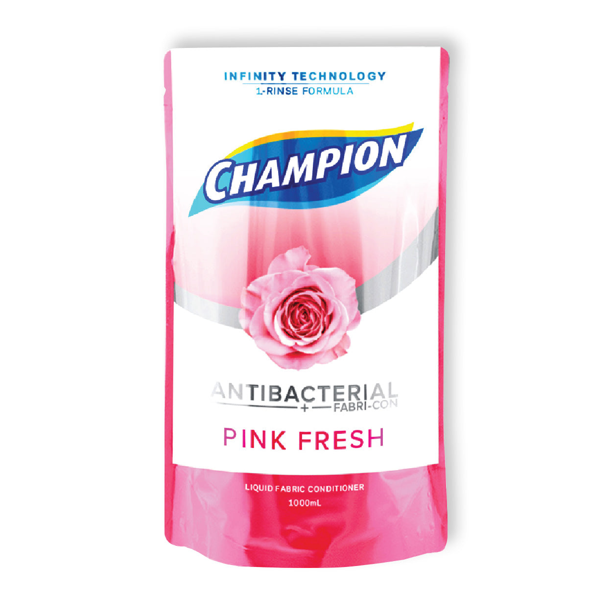 Champion Fabric Conditioner Antibacterial Pink Fresh 1L