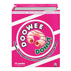 Doowee Donut Strawberry 10x42g